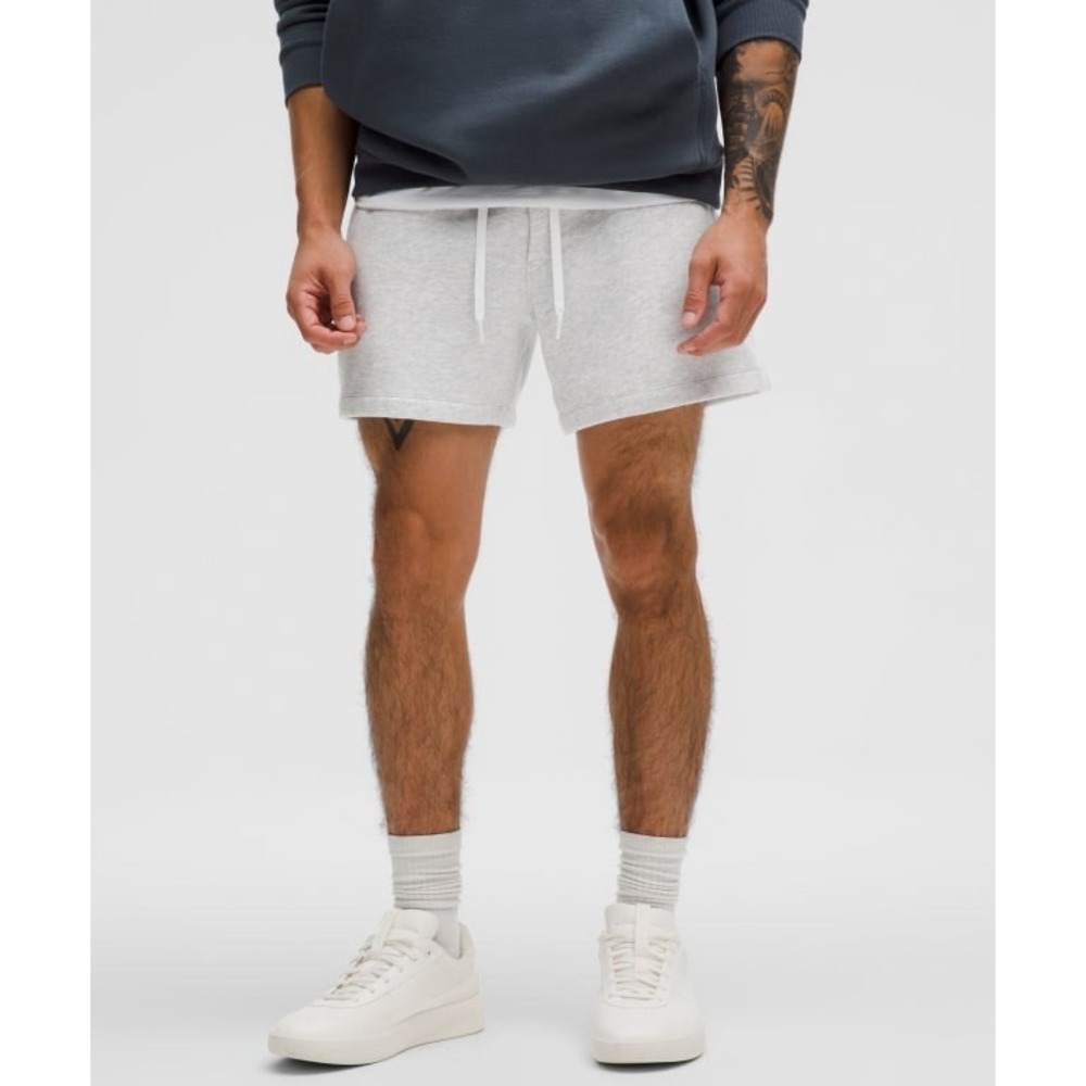 Steady State Classic-Fit Short 5" Heathered Core Ultra Light Grey - Picture 2 of 9